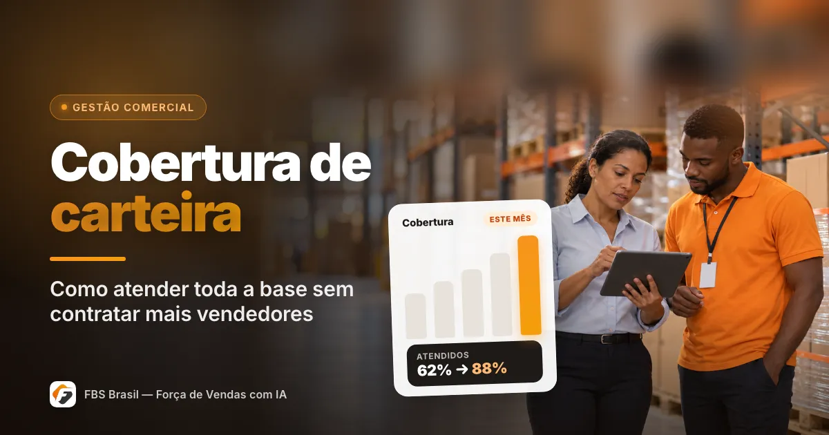Cobertura de carteira: como atender todos os seus clientes