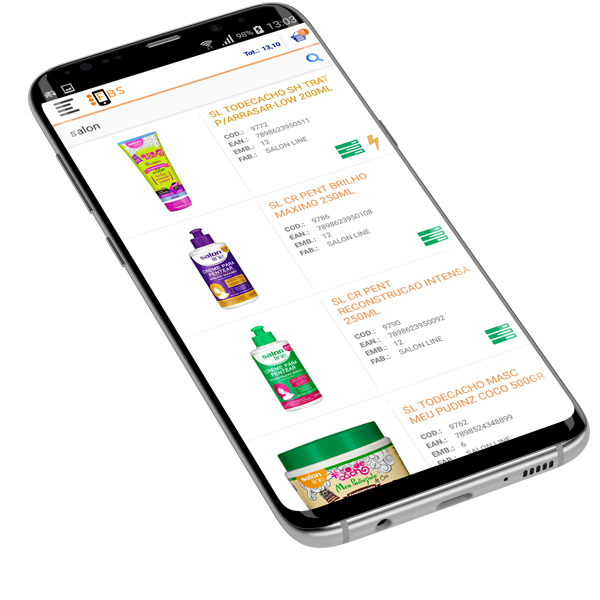 FBS Mobile — Catálogo de produtos no app